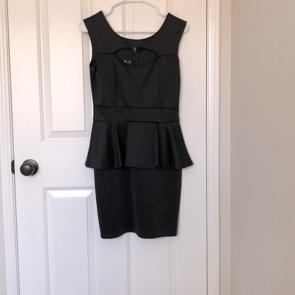 Tight little black dress